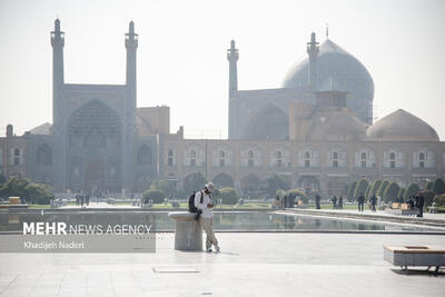 تداوم وضعیت قرمز هوای اصفهان در دومین روز زمستان