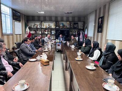 اسفندیاری از ملارد به بهارستان رفت/رئیس هیات تهران میهمان رئیس بهارستان شد