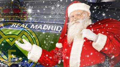 ویدیو| کریسمس در کهکشان مادرید/ چهره سانتیاگو برنابئو عوض شد - پارس فوتبال