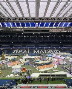 تجربه‌ای جادویی از کریسمس در ورزشگاه برنابئو + عکس - پارس فوتبال