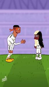 انیمیشن: امباپه در جست‌وجوی وینیسیوس ایده‌آل - پارس فوتبال