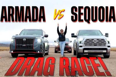 درگ دیدنی نیسان پاترول نیسمو، دوج دورانگو هلکت و تویوتا سکویا - پدال