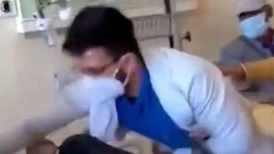  فیلم ضرب و شتم بیمار توسط پزشک