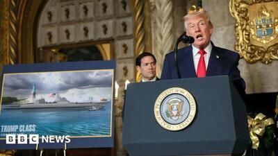 ناوهای جنگی جدید نیروی دریایی آمریکا با «کلاس ترامپ» تولید می شود