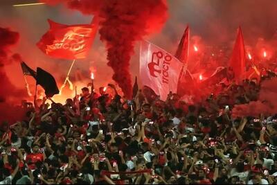 شادی هواداران تراکتور پس ار صعود تیم شان+ ویدئو