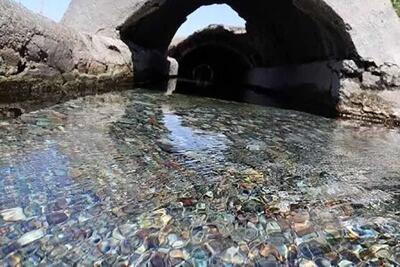 تخریب بخش‌هایی از یک قنات جهانی و بازار تاریخی سیرجان در بارندگی