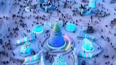  دنیای یخ و برف در هاربین