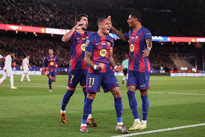 بارسا در سال ۲۰۲۵ رئال را در هم کوبید!