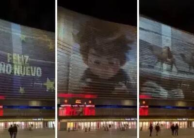 بزرگ‌ترین جشن کریسمس مادرید در برنابئو (عکس)