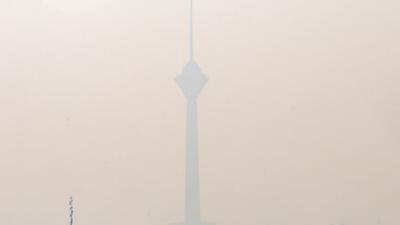 هوای تهران در مرز قرمز