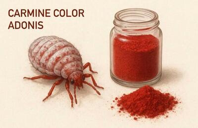  تأیید استفاده از رنگ طبیعی قرمز حاصل از پوست برخی حشرات در محصولات غذایی