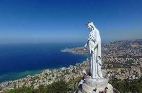  مجسمه مریم مقدس در لبنان