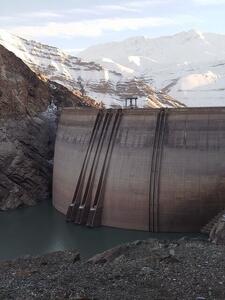 سد تقریبا خالی کرج