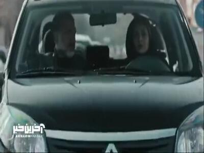  خسرو اینجوری پشت رقیب عشقیش در اومد