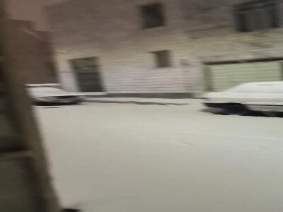 بارش برف در زنجان