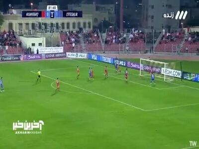 گل دوم استقلال به المحرق توسط نازون