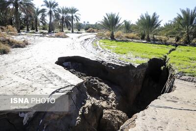 عکس/وضعیت مناطق سیل زده جنوب استان کرمان