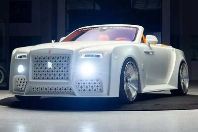 عجیب‌ترین تیونینگ رولزرویس با چهره‌ای فضایی!