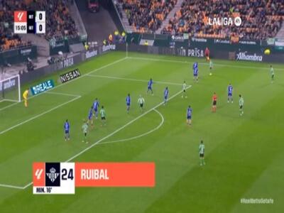 خلاصه بازی رئال بتیس 4 - ختافه 0