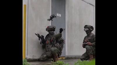  حضور جالب سگ‌های تیرانداز در رزمایش ضد تروریستی!