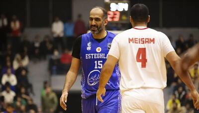 سقوط آزاد استقلال در لیگ بسکتبال؛ شکست‌ناپذیری آبی‌ها قربانی حضور حامد حدادی؟