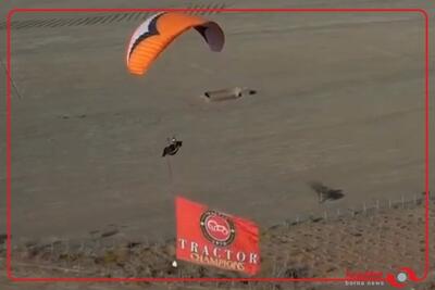  استوری جالب بیرانوند از چتربازی که پرچم تراکتور را به پرواز درآورد