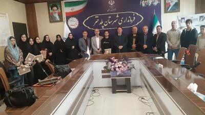  نشست تخصصی رییس هیات کاراته لرستان با فرماندار و جامعه کاراته  پلدختر