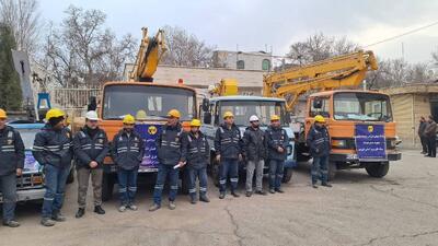  اقدام جهادی اصلاح و تعمیرات فیدر ۲۰ کیلو ولت کوچار در منطقه برق البرز آغاز شد 