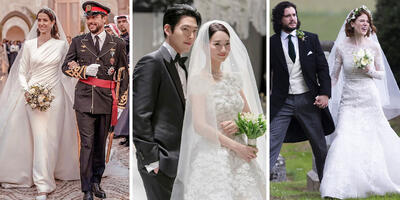 از شین مین‌آ تا ملکه آینده اردن، زنانی که لباس‌های «الی صعب» را در روز عروسی پوشیدند - چی بپوشم