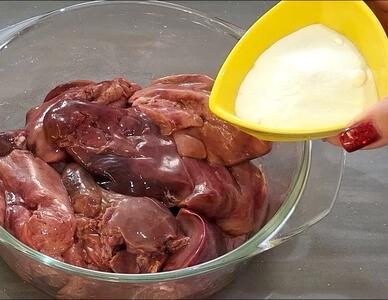  راز لطیف ترین جگر بوقلمون طرز تهیه خوراک جگر
