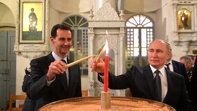 زندگی شاهانه بشار اسد در تبعید؛ جشنی مجلل در مسکو و دبی!