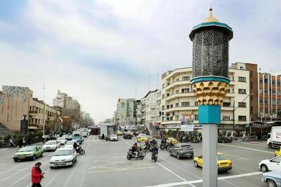  نصب پیغام جنگی در سطح شهر تهران+ عکس