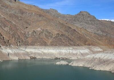 بیش از ۹۷ درصد از حجم مخزن سد کرج، خالی شد/ برابری میزان خروجی آب این سد با ورودی لحظه‌ای