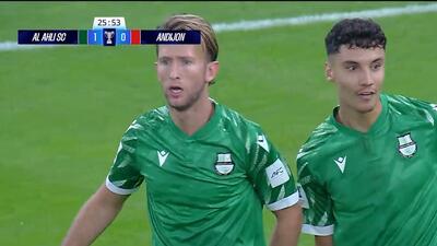 گل اول الاهلی قطر به اندیجان (میشل ولپ)