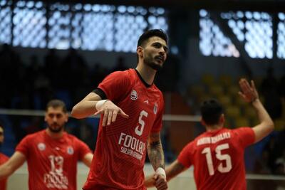 تثبیت صدرنشینی فولاد در لیگ برتر والیبال