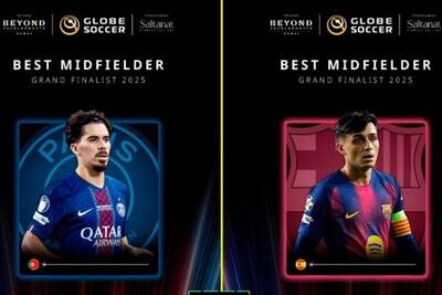 فینالیست‌های بهترین هافبک سال ۲۰۲۵ گلوب ساکر اعلام شدند