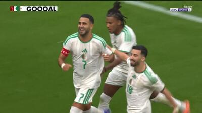 گل دوم الجزایر به سودان (دبل ریاض محرز)