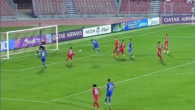 موقعیت سوزی سحرخیزان مقابل المحرق در دقیقه 42