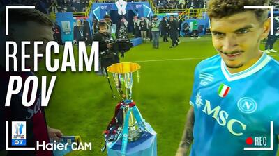 فینال سوپرکاپ ایتالیا از زاویه دوربین داور