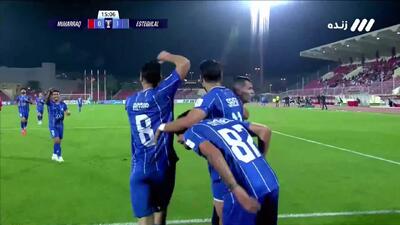 ویدیو: گل اول استقلال به المحرق توسط قلی‌زاده