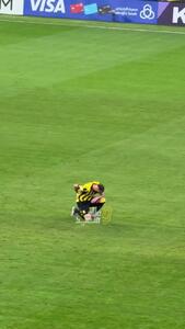 ویدئو: بنزما با کمردرد بازی با نسف قارشی را پایان داد