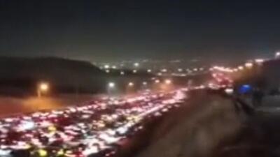 ویدیو| شادی خیابانی در تبریز پس از صعود تراکتور