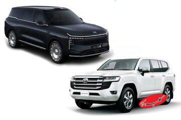  مقایسه تویوتا لندکروزر ۲۰۲۵ با شاسی‌بلند چینی ایران خودرو - کلبه سرگرمی
