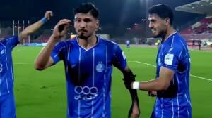 فیلم/ گل اول استقلال به المحرق توسط اسماعیل قلی‌زاده