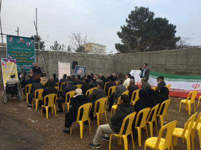  آغاز ساخت مدرسه ۱۲ کلاسه خیرساز در خرمدشت
