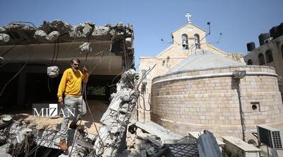 آوار نسل‌کشی رژیم صهیونیستی روی کریسمس غزه