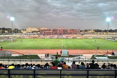 اعلام ورزشگاه مسابقه استقلال و گل‌گهر سیرجان