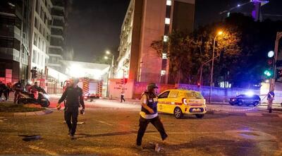 نابودی برج لوکس داوینچی تل آویو با موشک ایرانی + فیلم