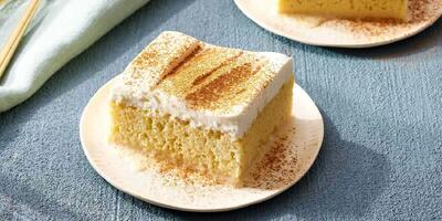  طرز پخت کیک شیرخشک با بافت نرم و خامه‌ای