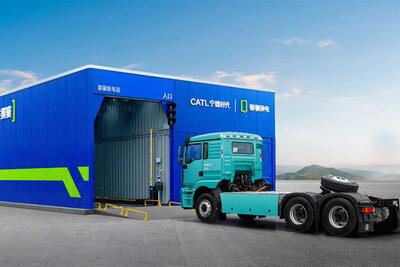 تعویض باطری کامیون‌های برقی فقط در پنج دقیقه، شاهکار جدید چینی‌ها - پدال